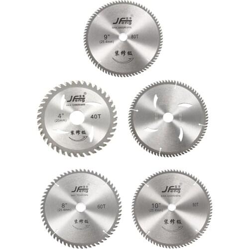 Uxcell 1pc Circular Saw Blades 4 Inch 8 Inch 9 Inch 10 Inch 80 Tooth 60 Tooth 40 Tooth TCT Hard and Soft Wood Saw Blade