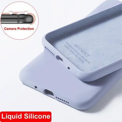 LOVECOM Liquid Silicone Case For Huawei P40 P30 P20 Lite P40 P30 P20 Pro Mate 30 20 Lite Nova 6 Honor 20 Case Phone Back Cover