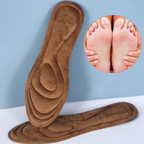 Insoles for shoes Keep Warm Heated Insole Cashmere Thermal Insoles Thicken Breathable Winter Sport Shoes Unisex Boots Pad Soles