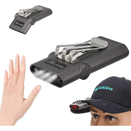 Fishing light Headlamp light Hands-free Clip Cap Light Fishing Hiking Camping Flashlight carp fishing Tackle Pesca