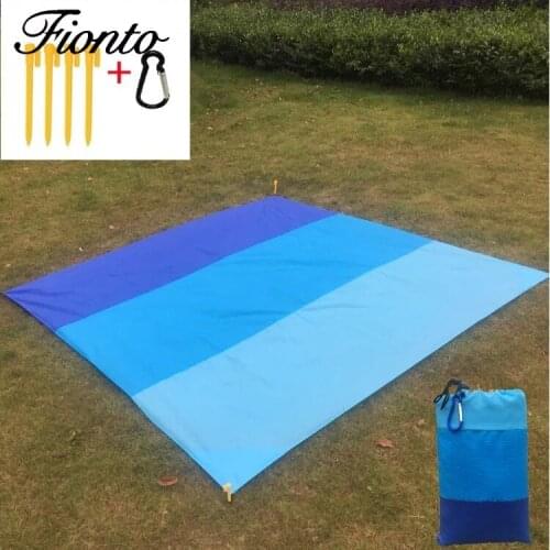 Light Weight Sand Free Beach Mat 2021 New Outdoor Travel Camping Beach Mat Home Decor Rugs Portable Foldable Picnic Blanket