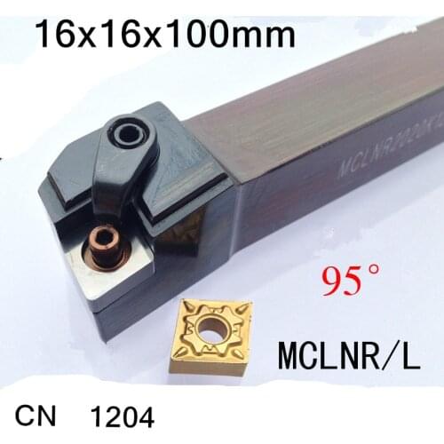 16X16X100MM) numerical control lathe tool 95 - degree cylindrical turning tool installation CN1204 blade