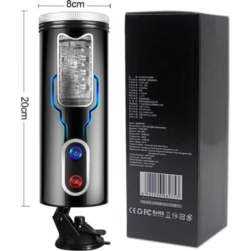 Automatic Electric Piston Rotating Sucker Male Blowjob Masturbator Cup Voice Vagina Dildo Vibrator Sex Toys For Men Sex Machine
