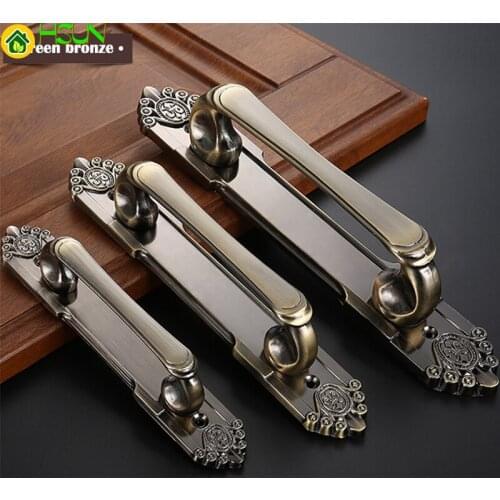 Vintage Door Handles European Style Zinc Alloy Furniture Handles and Knobs for Kitchen Cabinet Drawers Pulls
