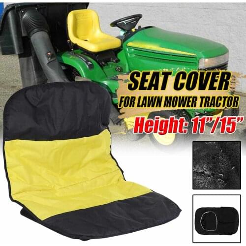 11"/15" Tractor Mower Seat Cover Protector Dustproof Waterproof Outdoor Lawn Riding Seat Cover For John Deere Lawn Mower Tractor