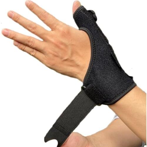 1Pcs Adjustable Wrist Protector Thumbs Support With Removable Splint Sport Sprain Injury Recovery Finger Brace Wrap Strap Band