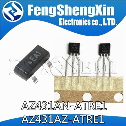 10pcs AZ431AN SOT-23 AZ431LANTR-E1 SOT AZ431 SOT23 AZ431AN-ATRE1 AZ431LBN ADJUSTABLE PRECISION SHUNT REGULATORS