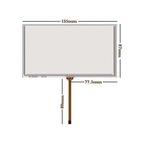 10pcs/lot New 6.2 inch touch screen HSD062IDW1 155*87 mm vehicle DVD navigation handwriting touch panel