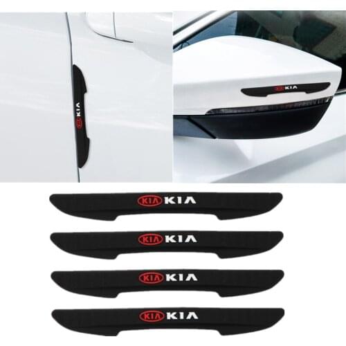 4pc Car Sticker Side Door Edge Protector Protective Strip for KIA Cerato Sportage R K2 K3 K5 RIO 3 4 sorento