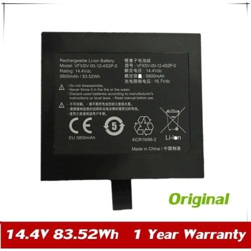 7XINbox 14.4V 83.52Wh 5800mAh Original VFXSV-00-12-4S2P-0 Laptop Battery For Getac VFXSV-0 4ICR19/66-2 VFXSV-00-12-4S2P-0