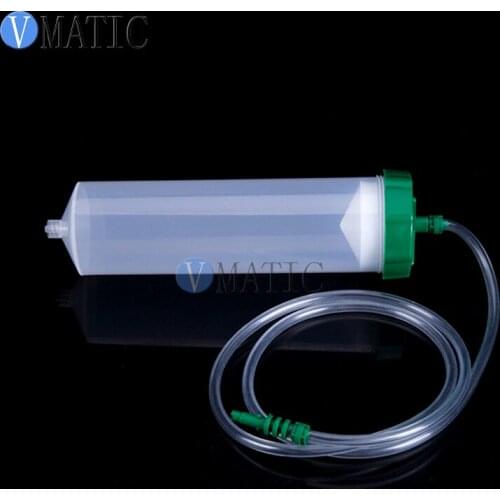 Free Shipping 200cc 200ml Helix Luer Lock Tip Dispensing Pneumatic Syringe Barrel With Piston