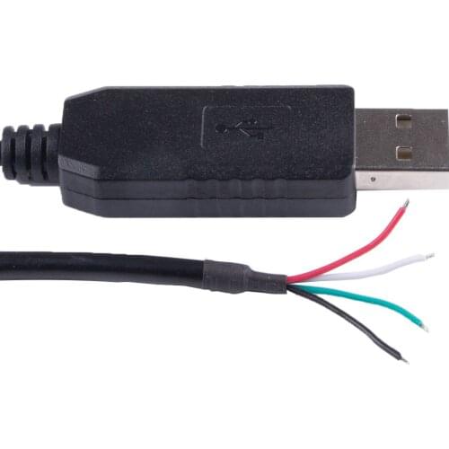 CP2102 USB to RS232 Serial COM Port Wire End Dupont Connector Programming Cable Compatible USB-RS232-1800-WE