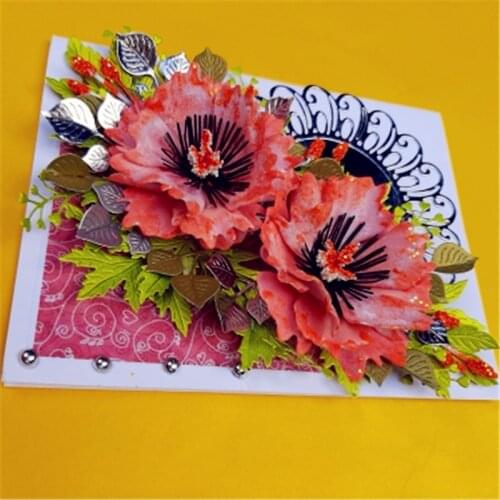 Flowers and leaves Metal Cutting Dies Stencils For DIY Scrapbook Paper Card Decorative Craft Embossing Die Cuts