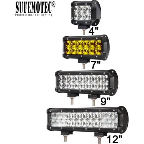 5D 30W 60W 90W 120W LED Work Light Bar for Tractor Boat Off-Road 4WD 4x4 Truck ATV SUV LED Driving Fog Headlight 12V 24v Amber