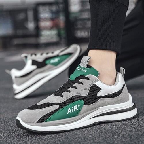 2021 Men Sneakers Outdoor Casual Shoes Running Sneakers Trend Casual Shoe Male Breathable Leisure Sneakers Non-slip Footwear