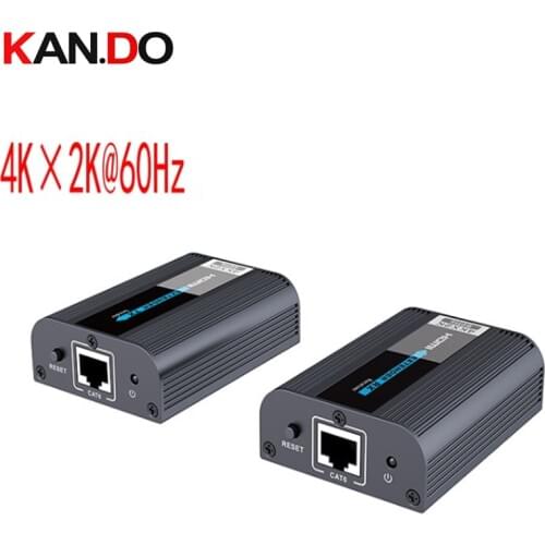 Lcn6672 HDbitT 4K 60Hz Ultra HD HDMI 2.0 Extender Up 30M CAT6 HDbitT HDMI Extend 4Kx2K@60Hz 4K hdmi sender HD video transmitter