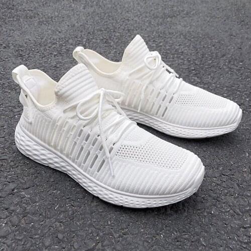 New Mesh Men Sneakers Casual Shoes Lac-up Men Shoes 2020 Lightweight Comfortable Breathable Walking Sneakers Zapatillas Hombre