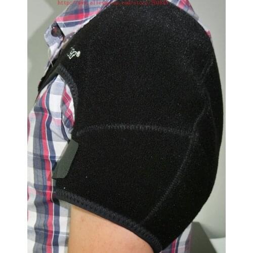 New Sports Arthritis Protector Arm sleeve Magnetic Single Shoulder Brace Support Strap Wrap Belt Band Pad Shoulder Care Bandage