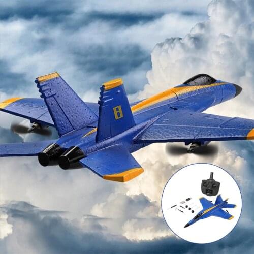 2.4Ghz 2CH F-18 RC Plane for WLtoys XK A190 CW CCW Propeller Stabilizer System Coreless Motor Radio Control RC Aircraft for Boy