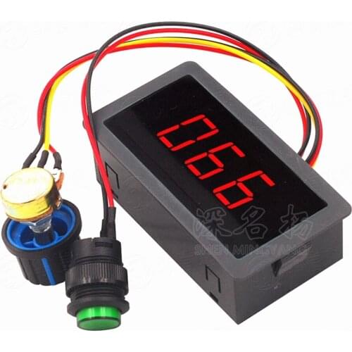 Mini Motor PWM Controller DC 6V-30V 8A Digital Display LED 6V 12V 24V 12 Volt V Motors CCM5D Controller Variable Speed Regulator