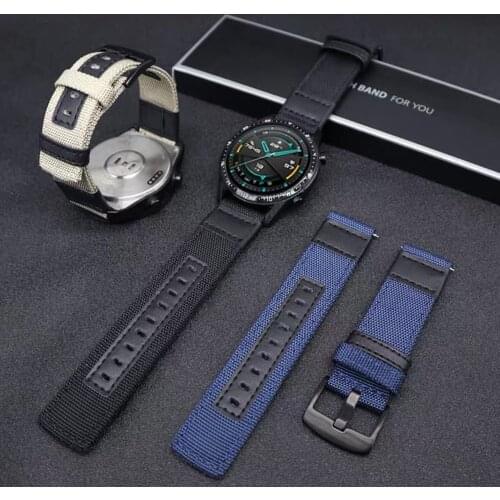 Gt2e band for huawei watch gt 2 e correa for amazfit bip samsung galaxy watch 46mm active 2 Gear S3 haylou solar ls05 strap band