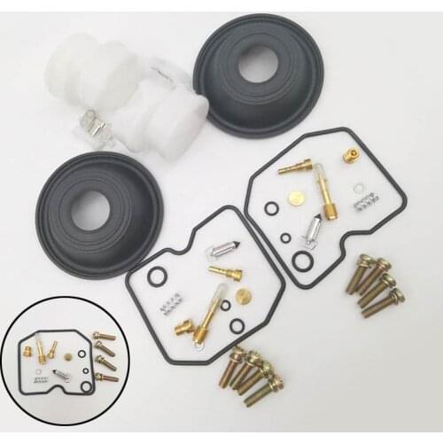 Replacement Carburetor Repair with Plunger Diaphragm Kit Spare parts For KAWASAKI Vulcan 500 EN500 EN 500 Repair Tool parts