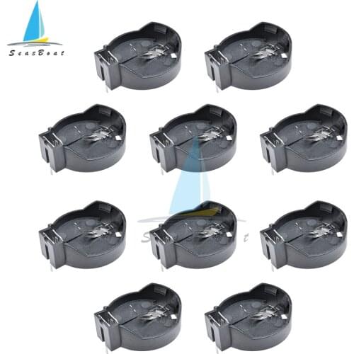 10Pcs/Lot 3V CR2032 CR2025 ø20mm Button Cell Coin Battery Holder Case 2025 2032 Portable Mini DIY Battery Storage Box