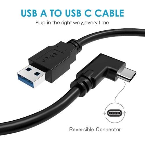 3M USB-C Cable Oculus Quest VR Link Cable USB3.0 Compatability Right Angle Type-c Speed Data Transfer Fast Charge