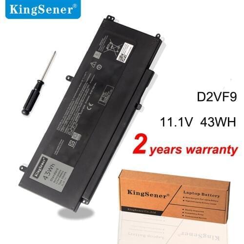 KingSener D2VF9 Laptop Battery For Dell Inspiron 15 7547 7548 For Vostro 14 5000 5459 0PXR51 0YGR2V P41F P68G 4P8PH PXR51 43WH