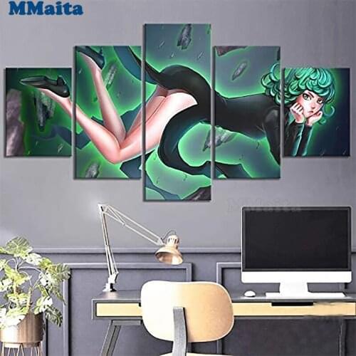 Anime Sexy Girl Diamond Painting Cross Stitch 5 PCS DIY Crafts Diamond Embroidery Diamond Picture Needlework rhinestone GG5499