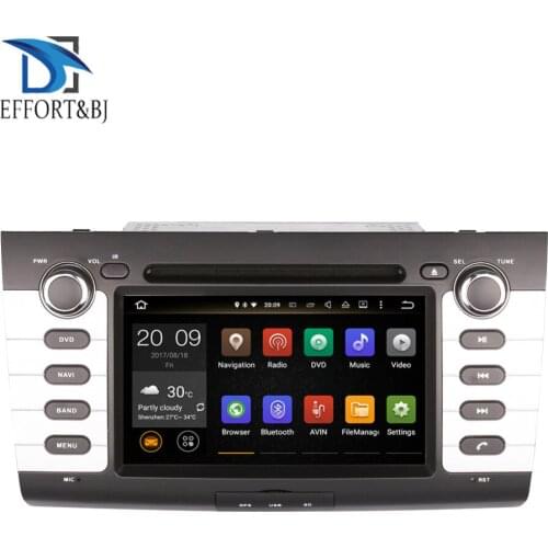 7" HD IPS 2 Din Android 9.0 Car Radio DVD Player GPS SWC for Suzuki Swift 2004-2010 with GPS Navigation DVD BT Multimedia Player
