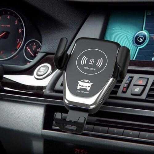 Car Fast Wireless Charger For iPhone 8 8 Plus XS 7.5W 10W Car Wireless Charger For Samsung Galaxy S8 S9 S10 Note 9 Charger