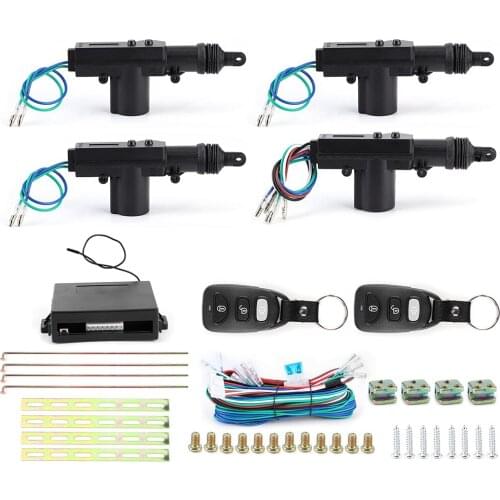 433.92MHz Car Central Door Lock Locking Kit Universal 4-Door Vehicle Keyless Entry System