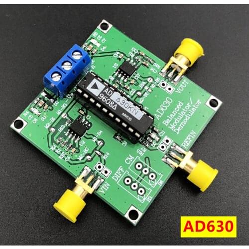 Phase Locked Amplifier AD630 Module Minimum System Phase Sensitive Demodulation Weak Signal Conditioning Balanced Modulation
