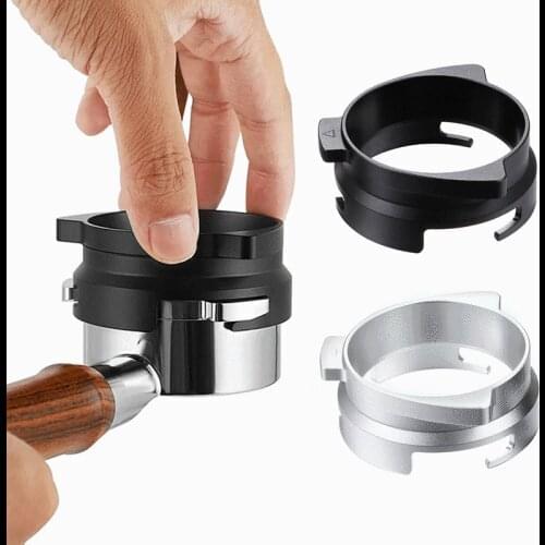 Coffee Powder Connecting Circle 54mm Handle Distributor Quantitative Ring Rotatable Aluminum Alloy Loop For Breville 8 Series