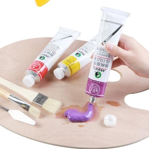 Maries 50ml single oil paint primer large tube large white artist oil paint Mary set color painting materials