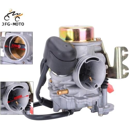 Motorcycle CVK32 Aluminum Carburetor Carburador For Keihin Scooters ATV With GY6 150-250CC Engine Quad Dirt Bike Motocross