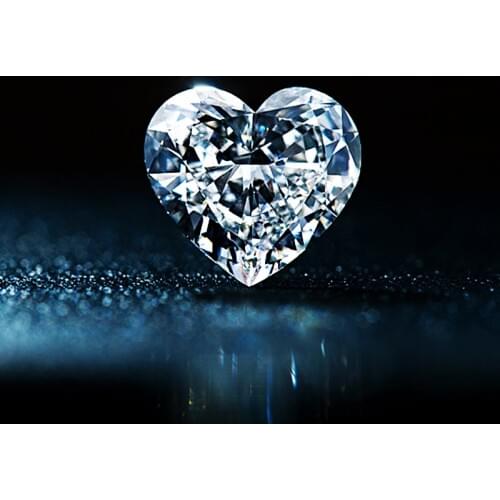 Loose Moissanite Stone D Color Moissanite 0.06-3.7 Carat Heart Shape Brilliant Cut 2.5-10mm VVS1 Grade Test Positive For Jewelry