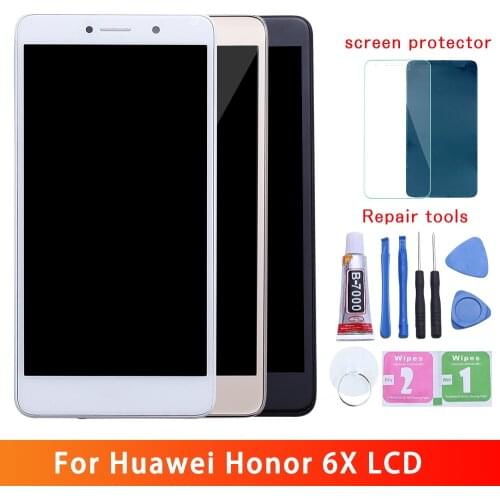 Original LCD Display For Huawei Honor 6X BLN-L24 BLN-AL10 BLN-L21 BLN-L22 touch screen Digitizer Assembly Frame with Free Tools