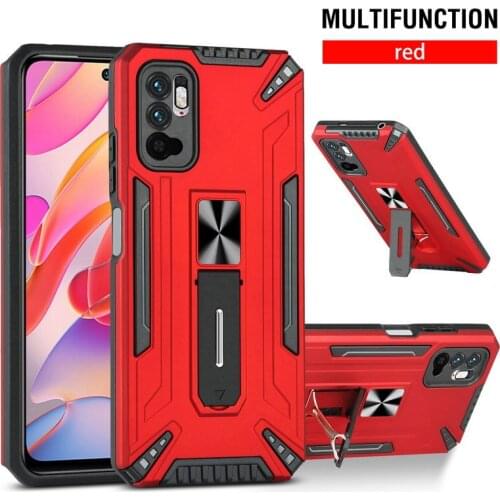 Hybrid Stand Holder Phone case for POCO M3 Pro 5G POCO F3 X3 Pro X3 NFC POCO M3 C3 Shockproof car bracket back cover