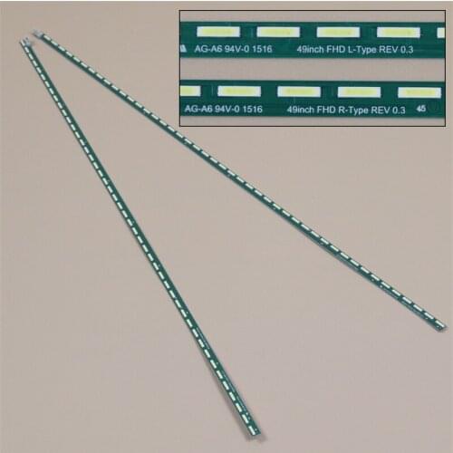 LED Array Bars For LG 49LX321H 49LX340H 49LX341C 49LX341H 49inch FHD LED Backlight Strips TVS Matrix Kit LED Lamps Lens Bands