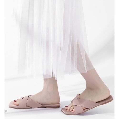 MR CO 2020 New Summer Womens Shoes Sandals Women Fashion Comfortable Flip Flops Women Wear Sandals And Slippers Women Wear