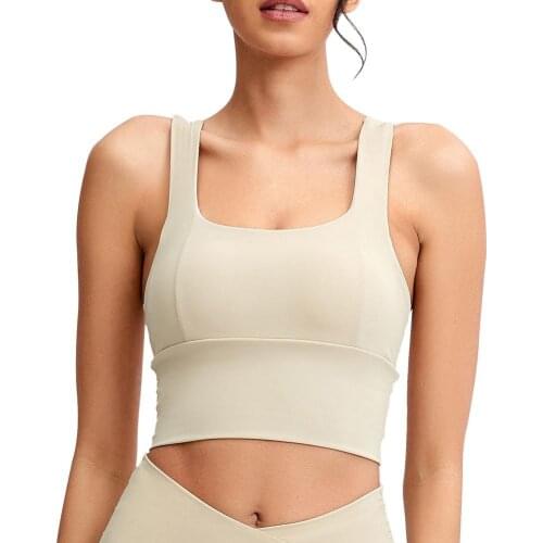 Women Sports Gathering Underwear Yoga Vest Fitness Bra Crop Top Sports Wear Outdoor Exercise Clothes Breathable Women Yoga Tops