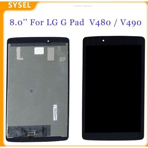 8.0'' V480 Lcd For LG G Pad V480 / V490 LCD Display Digitizer Screen Touch Panel Sensor Assembly G Pad