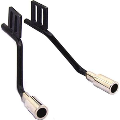 1Pair Metal Simulation Exhaust Pipe Gas Vent for Traxxas Trx4 Defender Ford Bronco SCX10 Rc Car Parts Exhaust Manifold