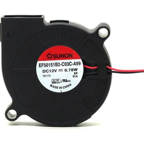1pcs EF50151B2-C03C-A99 12V 0.78W 5015 50mm 50*50*15mm Turbine Cooling Fan