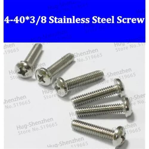 #4-40*3/8" UNC Stainless Steel Socket Head Cap Screws Screw QTY 500pcs M2.8*9.5mm for terminal board