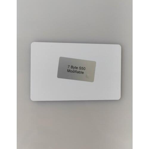 7 Byte MF 13.56mhz UID Magic Non-Backdoor Command Thin Cards (White)