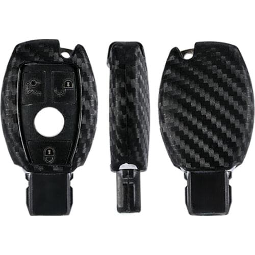 Smart Key Case Holder Bag Fit For Benz A B C E S V M G Class GLA GLE Viano SLK Keyfob Keychain Cover Accessories