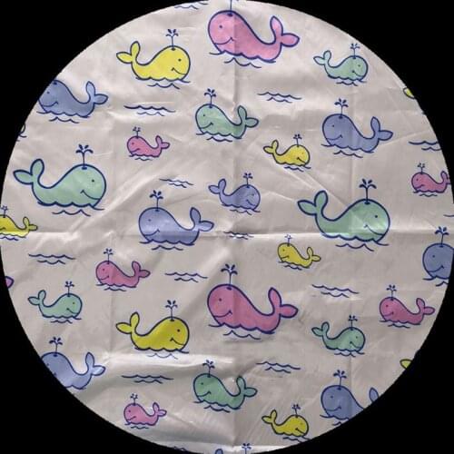 Baby Kids Feeding High Chair Splash Round Mat Anti Slip Foldable Floor Protector XXFE